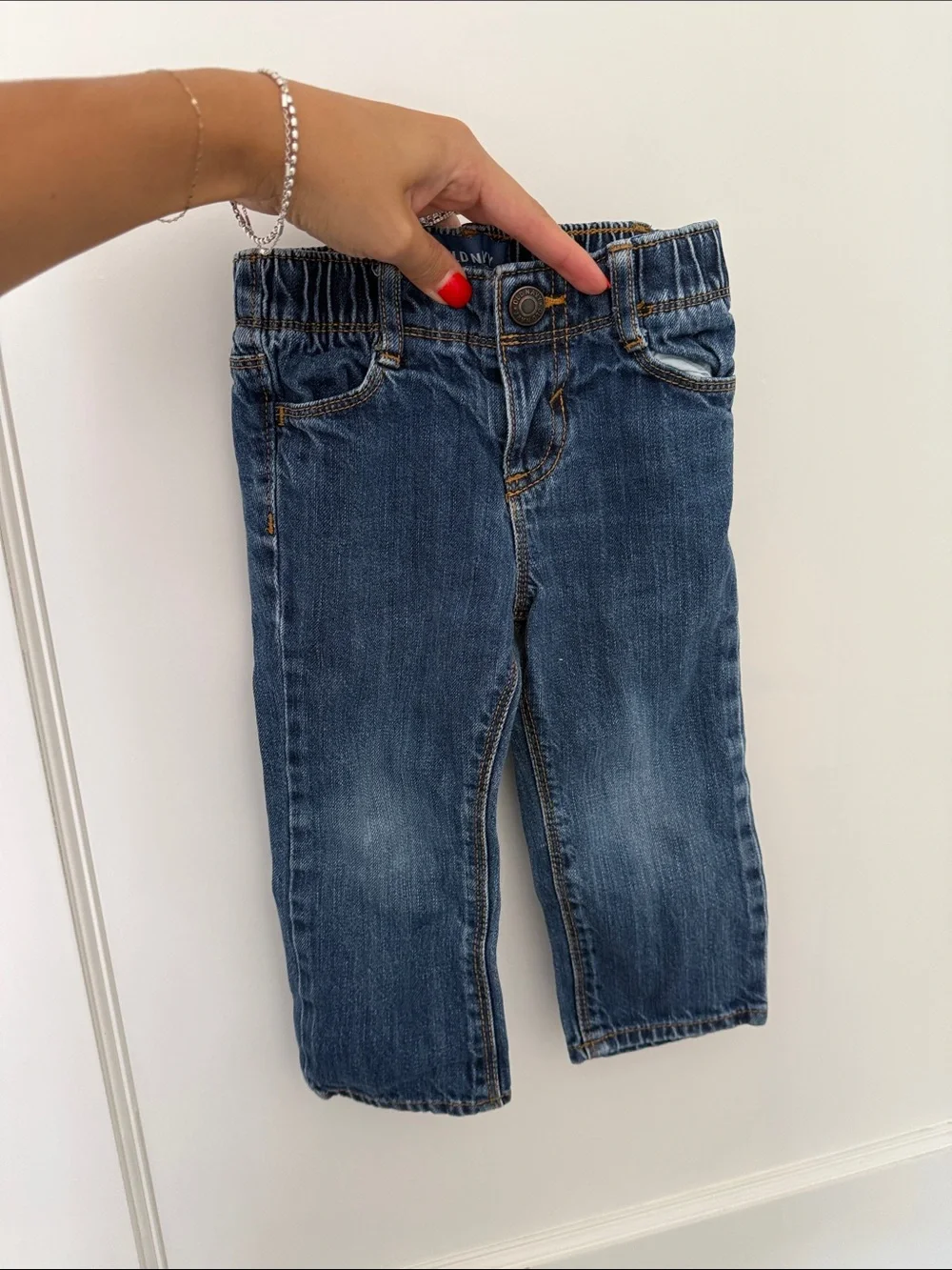 Old Navy Blue Toddler Jeans with Elastic Waist